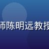 互联网行业资深分析师陈明远教授头像，专业西装形象